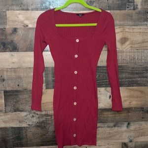 NWOT Iris red mini dress